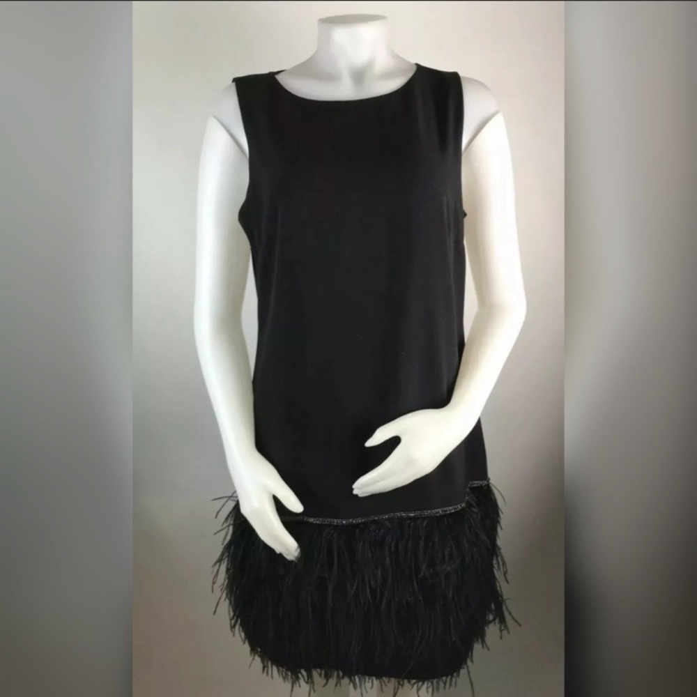 Tahari Dropwaist Shift Dress